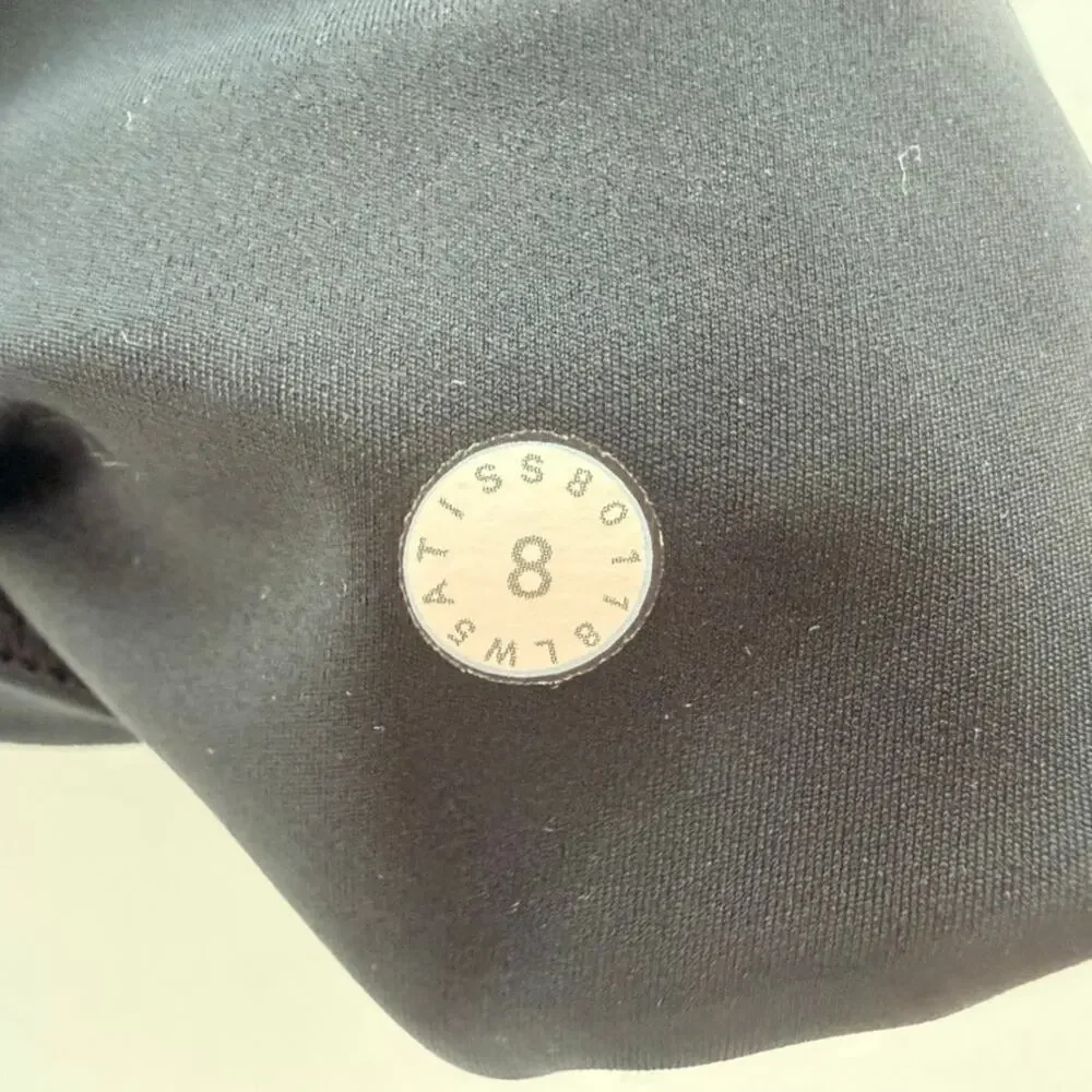 Lululemon Fast & Free 7/8 Tight Legging 25" Black Size 8 Reflective Run Gym - Picture 4 of 6